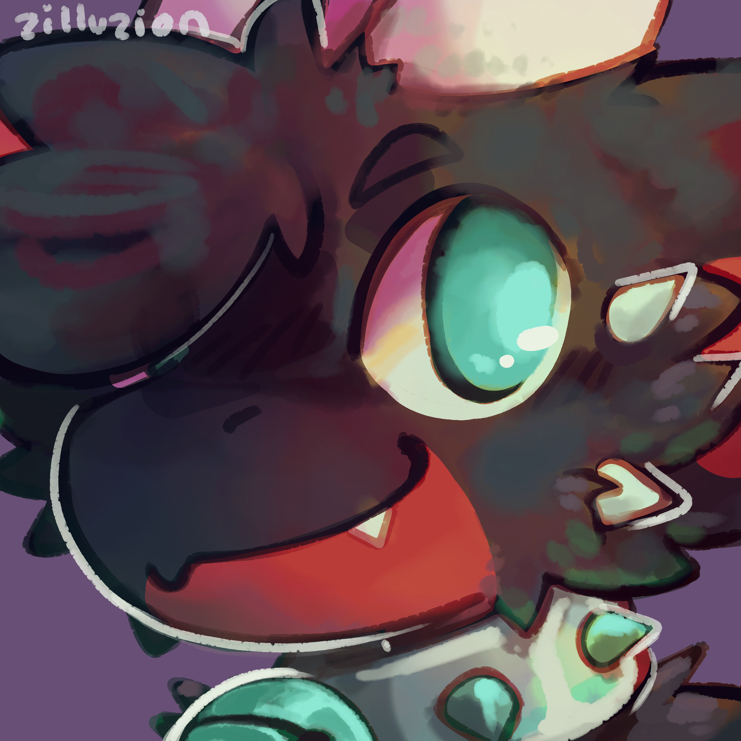 headshot, shading and simple animation - for supervillainjoe