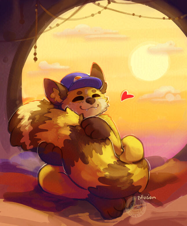 fullbody, shading and abstract background - for zaneclodon