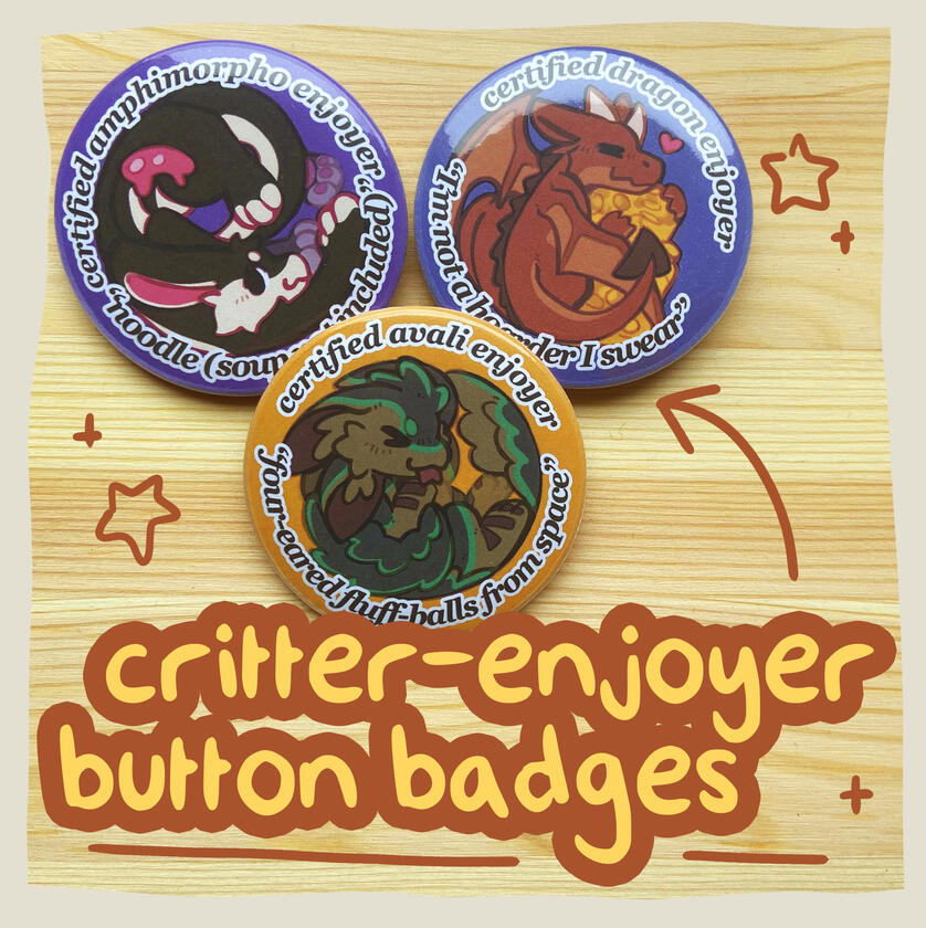 critter enjoyer badges