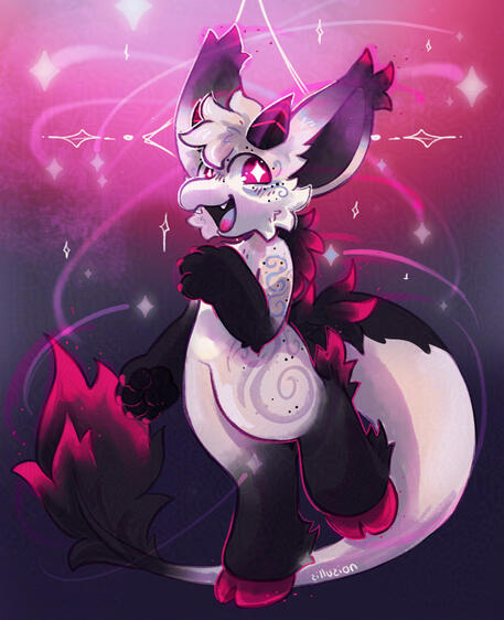 for PvtTwinkletoes, classic style + fullbody, shading & rendering, abstract background